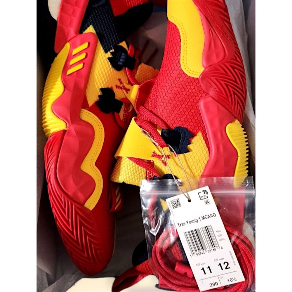 Adidas Trae Young 1 McDonald’s All American Basketball Shoes GX6815 Mens 12 NIB - Picture 9 of 14